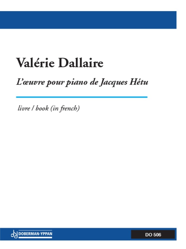 Oeuvre Pour Piano De Jacques Hétu